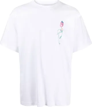 Animated Flowers graphic T-shirt