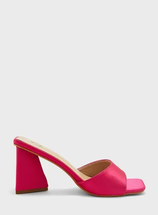 Block Heel Mules