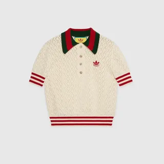 adidas x Gucci cotton polo