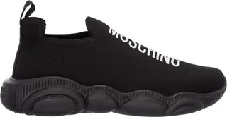 Moschino Logo Intarsia Slip-On Sneakers