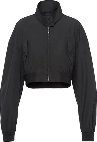 Cropped Bomber Jacket