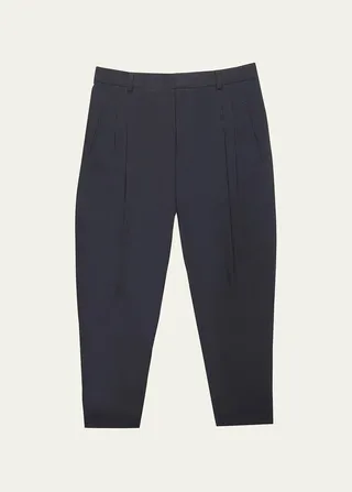 Men's Drop-Crotch Tapered Trousers