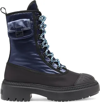 Domino Baguette Nylon Biker Boots