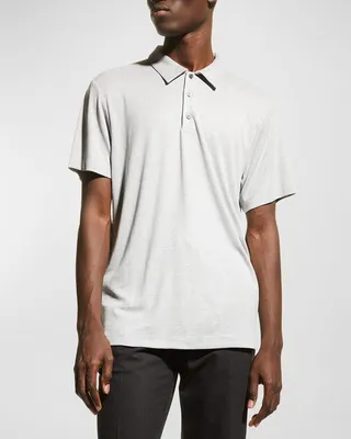 Men's Modal Jersey Polo Shirt