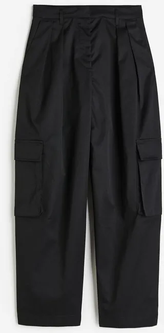 Wide-leg Utility Pants