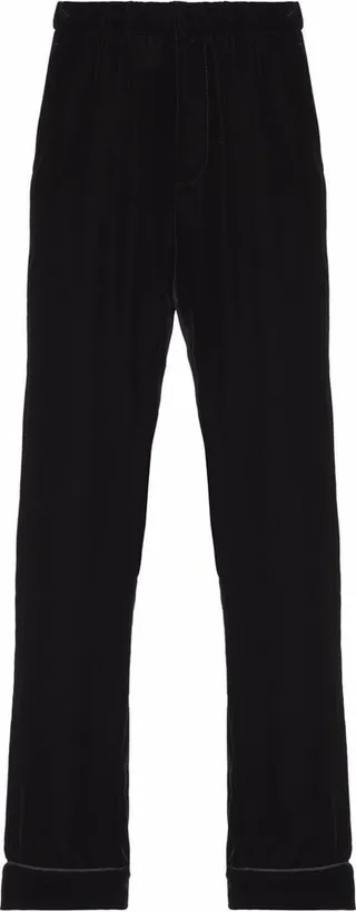 Velvet Cropped Trousers