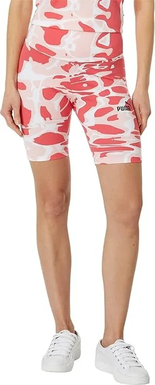 PUMA Summer Splash All Over Print 7 Short Tights (Loveable) Women's Clothing