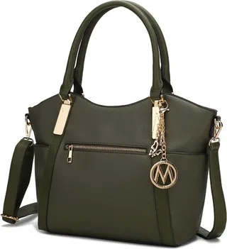 MKF Collection by Mia K Janise Solid Tote Handbag - Green
