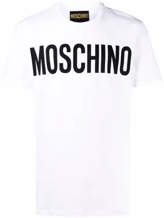 logo-print organic-cotton T-shirt