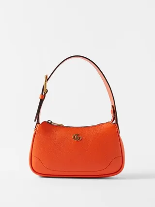 Aphrodite Small Grained-leather Handbag
