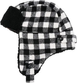 Checked Wool Hat