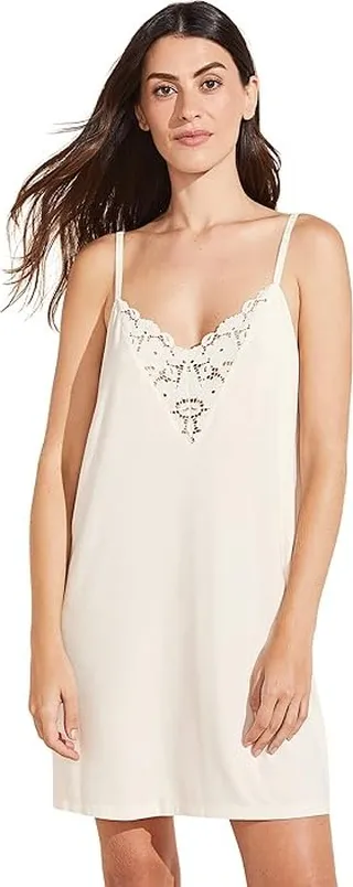 Eberjey Naya - The Double Inset Chemise (Ivory) Women's Pajama