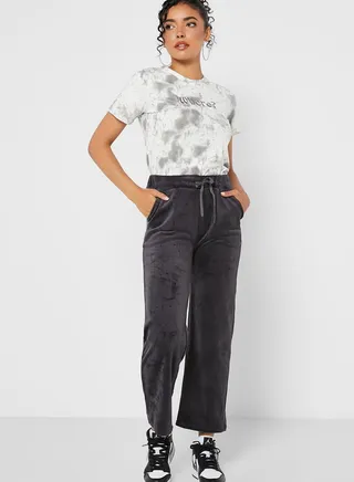 Velour Look Pants