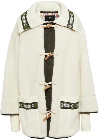 Faux shearling coat