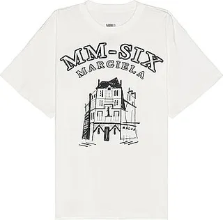 MM6 Maison Margiela MM6 Regular Fit T-shirt in White