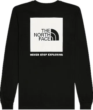 The North Face Long Sleeve Box NSE Tee in Black