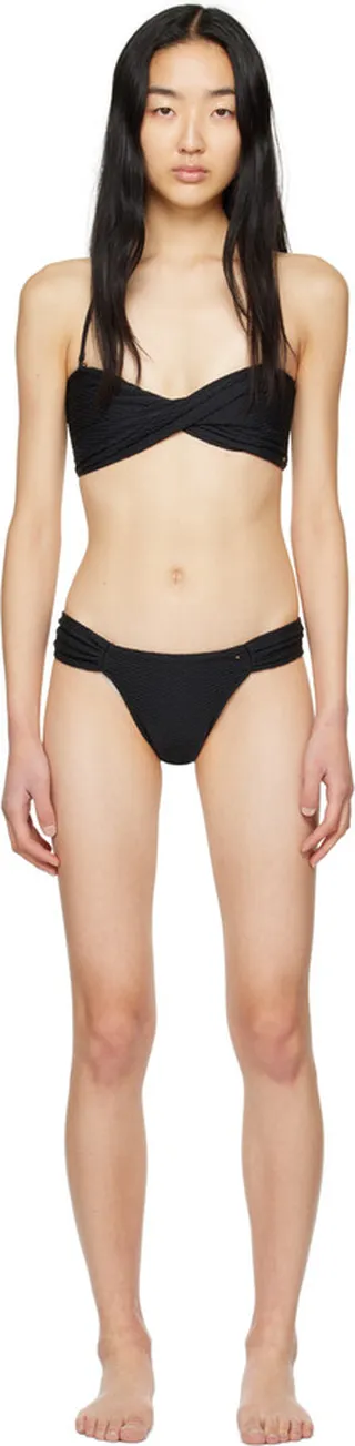 ANINE BING Black Rosa & Naya Bikini