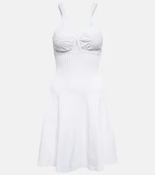 Halterneck minidress