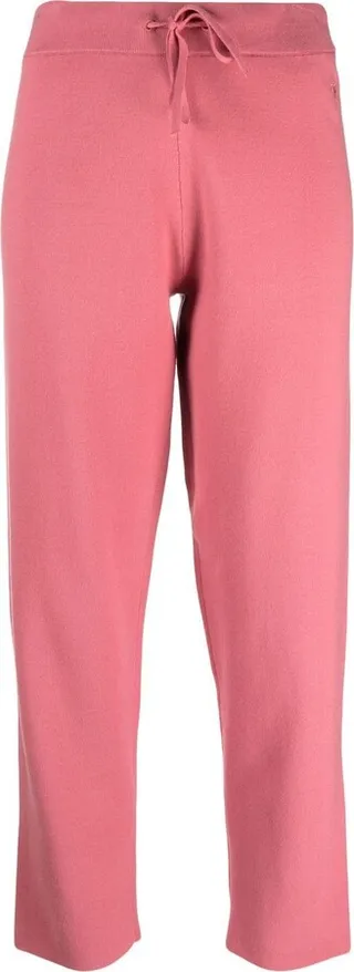 Drawstring Straight-Leg Trousers