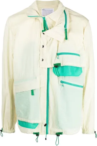 Semi-Sheer Bomber Jacket
