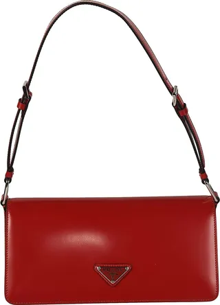 Logo Plaque Detail Shoulder Bag
