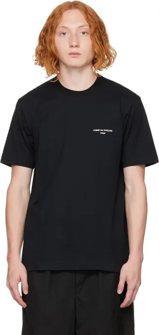 Comme des Garçons Homme Black Crewneck T-Shirt