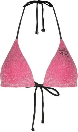 Ikonik 2.0 Lurex Triangle bikini top