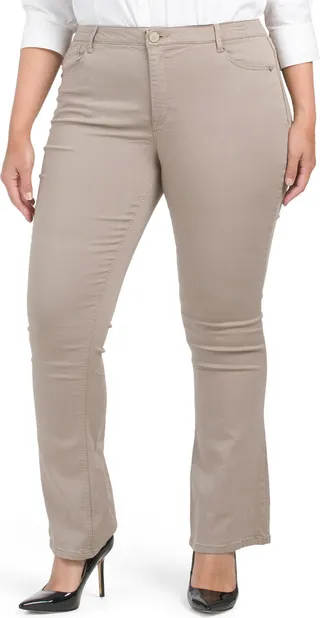 Ab Solution High Rise Itty Bitty Bootcut Jeans