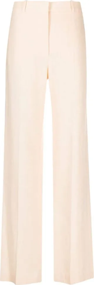 Straight-Leg High-Waist Trousers