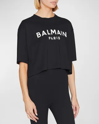 Logo-Print Crop T-Shirt