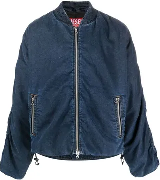 Zip-Fastening Bomber Jacket