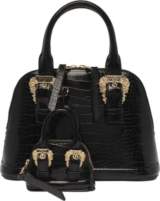 Logo Couture Hand Bag