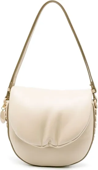 Frayme chain-link faux-leather shoulder bag