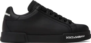 Dolce & Gabbana Black Portofino Sneakers