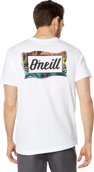 O'Neill Burnout Short Sleeve Tee (White) Men's T Shirt