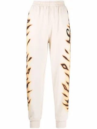 Graphic-Print Track Pants