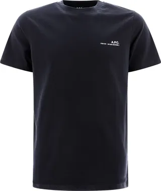 A.P.C. Item Logo Printed Crewneck T-Shirt