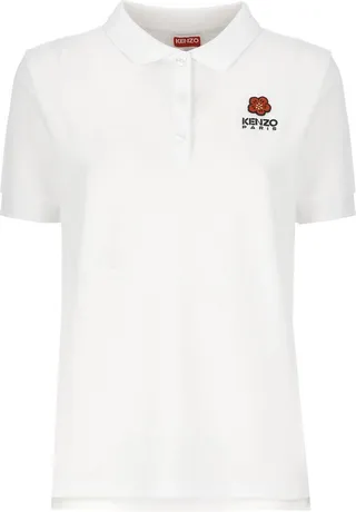 Kenzo Logo Embroidered Short-Sleeved Polo Shirt