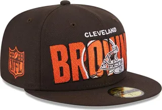 Men's New Era Brown Cleveland Browns 2023 Nfl Draft 59FIFTY Fitted Hat