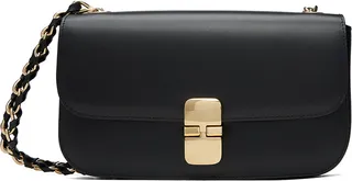 A.P.C. Black Grace Chaîne Baguette Bag
