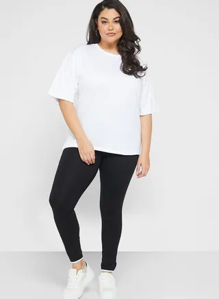 Contrast Side Panelled Leggings