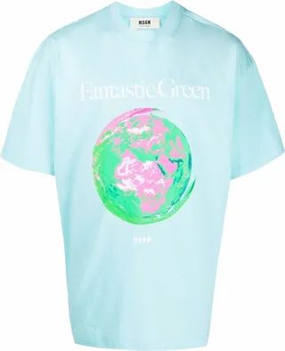 graphic-print cotton T-shirt