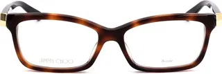 Jimmy Choo Eyewear Rectangular Frame Glasses