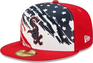 Men's New Era Red Chicago White Sox 2022 4th of July On-Field 59FIFTY Fitted Hat