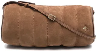 Cylinder padded shoulder bag