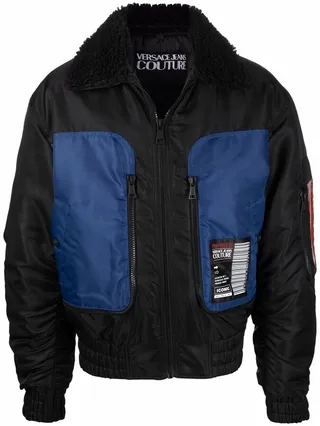 Colour-Block Bomber Jacket