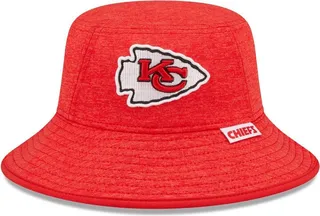 Men's New Era Heather Red Kansas City Chiefs Bucket Hat