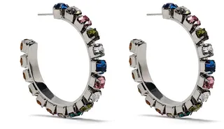 Crystal Hoop Earrings
