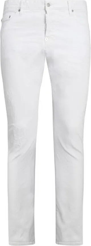 Dsquared2 Distressed Logo Patch Skinny Jeans