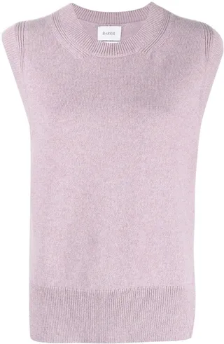 Sleeveless Cashmere Knit Top